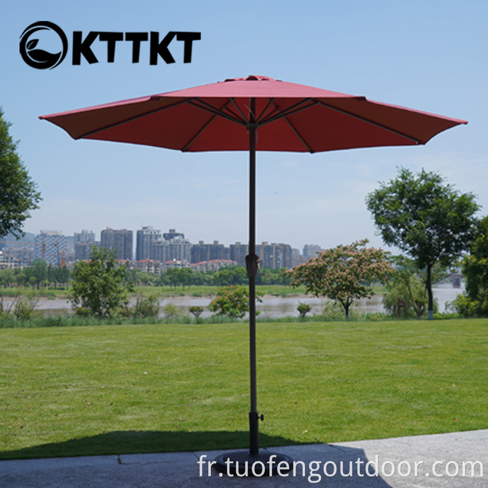 Outdoor Camping Fixed Sunhade Umbrella Octagonal2 Jpg
